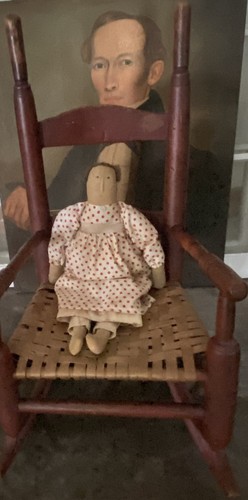 Rag doll signed - 16”,